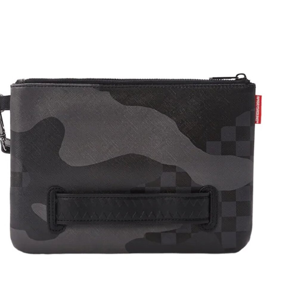 Sprayground Pochette 3AM NEVER SLEEP POUCHETTE Black